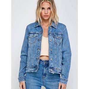 I&M Distressed Premium Denim Jacket